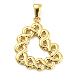 Golden 304 Edelstahl Anhänger, Herz Charme, golden, 26x27.5x2 mm, Bohrung: 5x3 mm