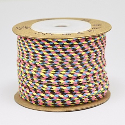 Разноцветный Нейлоновая нить, красочный, 2 мм, Около 20 ярдов / рулон