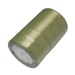 Olive Drab Valentines Day Gifts Boxes Packages Single Face Satin Ribbon, Polyester Ribbon, Olive Drab, 1-1/2 inch(37mm)