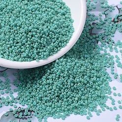 (RR4475) Дуракоат Окрашенный Непрозрачный Морской Опаловый Миюки круглые бусины рокайль, японский бисер, (rr 4475) непрозрачный морской непал, 11/0, 2x1.3 мм, Отверстие: 0.8 мм, о 1100 шт / бутылка, 10 г / бутылка