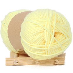 Champagne Yellow Cotton Cord, Twisted Cotton Rope, For DIY Crafts Handmade Project, Champagne Yellow, 2.5mm
