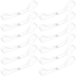 Прозрачный 20шт. прозрачные силиконовые шнурки, ремешок для обуви с защитой от провисания для высоких каблуков, прозрачные, 111x10x0.5 мм