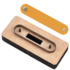 пшеница Шаблон для деревянного инструмента с фиксированной доской, ступица, резец, штамп, прямоугольные, цвет пшеницы, 47x110x18~24 мм