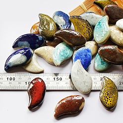 (52) Непрозрачная лаванда Мозаика из керамогранита, мозаика неправильной формы, для поделок из мозаики своими руками, рамы для картин, Petaline, разноцветные, 15~60x5 мм, о 100 г / мешок