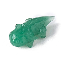 Клубничный Кварц Украшения из натурального зеленого клубничного кварца, для украшения дома, рыба, 47x22 мм