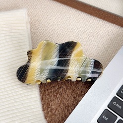 Cloud Заколки-клочья из ацетата целлюлозы (смолы) для женщин и девочек, облако, 105x48 мм