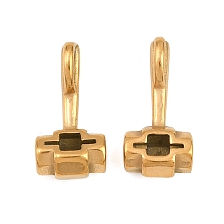 Настоящее золото 18K 304 подвески из нержавеющей стали, молот с крестом, без свинца и без кадмия, ионное покрытие (ip), реальный 18 k позолоченный, 20x10x6 мм, отверстие : 4.5x1.5 мм