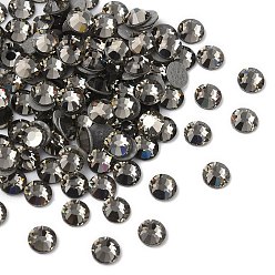 40010 Black Diamond Камни preciosa® crystal hotfix с плоской основой, чешский хрусталь, круглый(438 11 612 шатон роза вива 12 ®), 40010 черный бриллиант, ss 8 (2.3~2.5 мм)