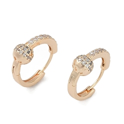 Настоящее золото 18K Серьги-кольца в форме сердца из прозрачного кубического циркония, украшения из латуни для женщин, реальный 18 k позолоченный, 16.5x5.5 мм