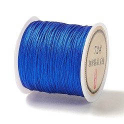 Blue 50 Yards Nylon Chinese Knot Cord, Nylon Jewelry Cord for Jewelry Making, Blue, 0.8mm