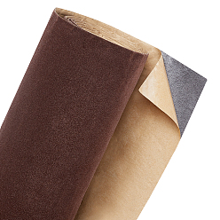 Верблюжий Самоклеящаяся бархатная флокирующаяся ткань, для ювелирного ящика ремесло ткань кожура палочка, верблюжие, 40x0.06 см
