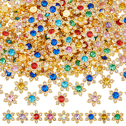 (52) Непрозрачная лаванда 300шт. пластиковые кабошоны, цветок, разноцветные, 11x12x4.5 мм