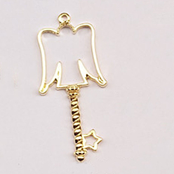 Дева Сплав открытая задняя рамка большие подвески, для diy уф смолы, эпоксидная смола, Прессованные цветочные украшения, без кадмия и без свинца, созвездие, золотые, Дева, 54x24x2.5 мм