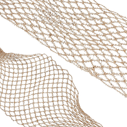 Темно-Золотистый 5 кружевная отделка из полиэстера в ярдах, для шитья украшения, темные золотарник, 2 дюйм (50 мм)