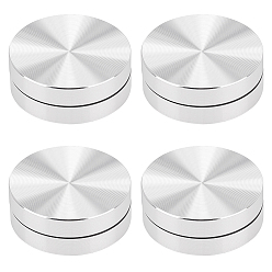 Платина 4шт. алюминиевый поворотный стол-поднос, подставка для выпечки торта из глины, платина, 29.5x11 мм