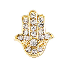 Золотой Шпильки из сплава hamsa для ручных часов, металлические гвозди для часовых петель аксессуары, золотые, 1.5x1.25x0.65 см