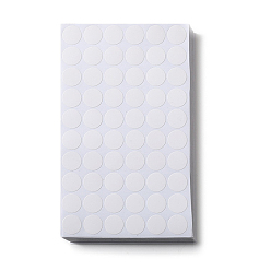 Белый Точечные клейкие бумажные наклейки, для скрапбукинга, дневник, планировщик, конверт и блокноты, круглые, белые, 15 мм, 60шт / лист, 68 простыни / мешок, 4080 шт / пакет