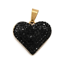 Реактивный Самолет 201 подвески из нержавеющей стали и глины, со стразами, сердце, реальный 18 k позолоченный, струя, 18x20x3.5 мм, отверстие : 3.5x6.5 мм