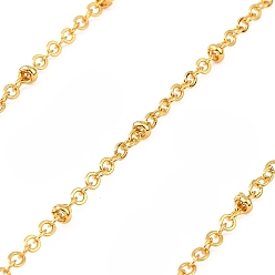 Настоящее золото 18K Латунные сателлитные цепи, без кадмия, без никеля и без свинца, пайки, с карточной бумагой, реальный 18 k позолоченный, 2.5x2x0.3 мм, около 3.28 футов (1 м)/шт.