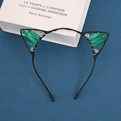 Кварц Резинки для волос из натурального кварца, резинки для волос с кошачьими ушками, для женщин девушек, 160x156x50 мм