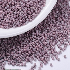(DB0379) Matte Opaque Dusty Mauve Luster MIYUKI Delica Beads, Cylinder, Japanese Seed Beads, 11/0, (DB0379) Matte Opaque Dusty Mauve Luster, 1.3x1.6mm, Hole: 0.8mm, about 2000pcs/bottle, 10g/bottle