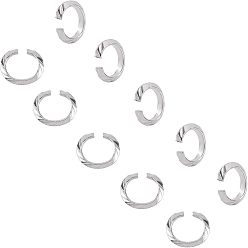 Stainless Steel Color 304 Stainless Steel Quick Link Connectors, Linking Rings, Donut, Stainless Steel Color, 16x3mm, 100pcs/box