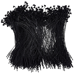 Черный 2000шт. пластиковые цепочки для бирок, застежка для бирок на одежду, 13x0.45x0.35 см