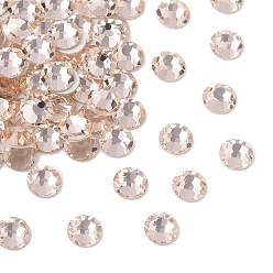 00530 Gold Quartz Preciosa® maxima crystal без горячей фиксации плоские камни, чешский хрусталь, срыв твердой мозговой оболочки, круглый(438 11 615 шатон-роза), 00530 золотой кварц, ss 6 (1.9~2.1 мм)
