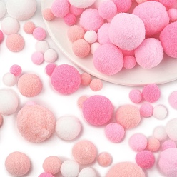 Pink Украшение шаром из полиэстера, жемчужный шар, для diy craft, розовые, 0.8~3 см, о 100 шт / комплект