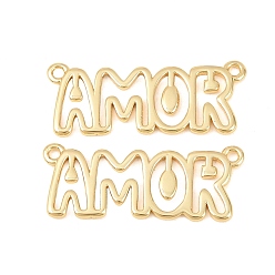 Золотой Латунные подвески, заклинания любви, долговечный, стойки покрытие, без свинца и без кадмия, золотые, 12x31x1.5 мм, отверстие : 1.6 мм