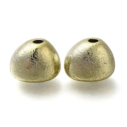 Champagne Gold УФ-покрытие ccb пластиковые бусины, текстура, полукруглый, шампанское золото, 19x16x14 мм, отверстие : 4 мм