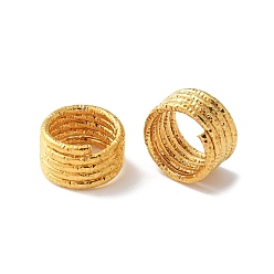 Золотой Латунные бусины, долговечный, стойки покрытие, без кадмия и без свинца, колонка, золотые, 10.5x6 мм, отверстие : 8 мм