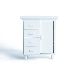 Белый Миниатюрные украшения для детской комнаты из мдф, аксессуары для кукольного домика с микро-ландшафтом, притворяясь опорными украшениями, белые, 75x95 мм