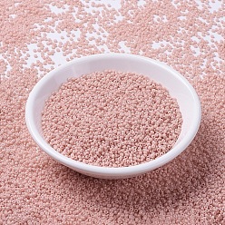 (RR3327) Окрашенный Непрозрачный Лосось Миюки круглые бусины рокайль, японский бисер, 11/0, (rr 3327) окрашенный непрозрачный лосось, 2x1.3 мм, отверстия : 0.8 mm, около 50000 шт / фунт