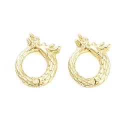 Настоящее золото 18K Покрытие стойки латунная застежка твистер, изготовление ювелирных изделий, долговечный, без кадмия и без свинца, реальный 18 k позолоченный, 19x17x5 мм, отверстие : 1 мм