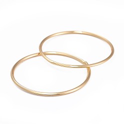 Real 18K Gold Plated Brass Linking Rings, Nickel Free, Real 18K Gold Plated, 30x1mm