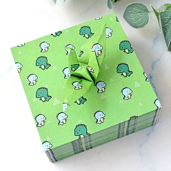 Лайм Бумага для оригами, складная бумага ручной работы, для детской школы поделки и декоративно-прикладного искусства, желто-зеленые, 95x95 мм