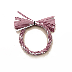 Фламинго Подвесные украшения в виде венка из бумаги сименава, украшения из веревки из рафии, для домашнего декора своими руками, фламинго, 100 мм