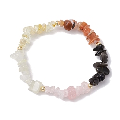 Смешанные камни Браслеты-хранители со знаком скорпиона из драгоценных камней, чип, внутренний диаметр: 2-1/4 дюйм (5.65 см)