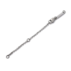 Нержавеющая Сталь Цвет 304 удлинитель цепи из нержавеющей стали, с 201 цепи из нержавеющей стали, цвет нержавеющей стали, 95 мм