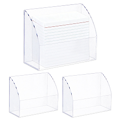 Прозрачный Акриловый держатель для демонстрации масок для лица, прямоугольные, прозрачные, 15x5.95x11.5 см, Внутренний диаметр: 14.5x5.5 cm