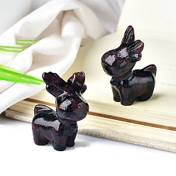 Гранат Украшения из натурального граната, для украшения дома, лось, 35.2 мм