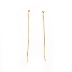 Золотой 304 штыри для шариковой головки из нержавеющей стали, золотые, 41x0.7 мм, 21 датчик, Руководитель: 2 mm