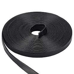 Черный Шнур из искусственной кожи, для самурайской рукояти веревка, чёрные, 8 мм