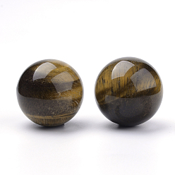 Тигровый глаз Натуральные тигровые украшения, круглые, 33~37 мм