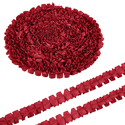 Темно-Красный Полиэстеровая лента для декоративных пришивных работ, темно-красный, 1 дюйм (25 мм)