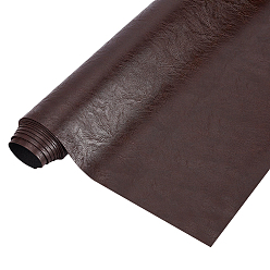 Brun De Noix De Coco Tissu en cuir d'unité centrale, artisanat de bricolage, accessoires du vêtement, brun coco, 1400x0.7mm, 2 m / ensemble.