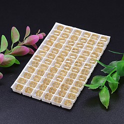 Moccasin Faceted Cube Imitation Austrian Crystal Bead Strands, Grade AAA, Moccasin, 6x6mm, Hole: 0.7~0.9mm, about 68pcs/strand, 15.7 inch