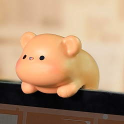 Медведь Креативное украшение из смолы, медведь, 37x25x23 мм