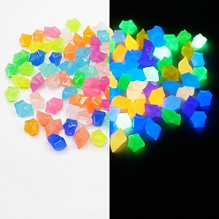 Алмаз Светящееся акриловое украшение для дисплея, случайный цвет, алмаз, 25x18 мм